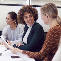 Group of colleagues in an office