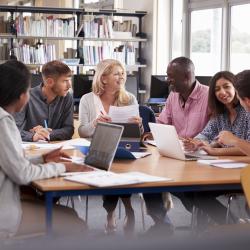 People in an office