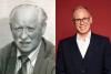 Collage of Judge Rinder and grandfather